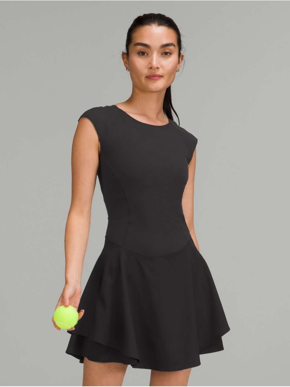 Lululemon Everlux Mesh-Back Tennis Size 6 Black